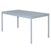 Schreibtisch rechteckig H 750 x B 1200 x T 800 mm lichtgrau-lichtgrau